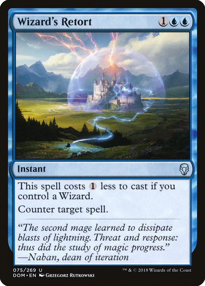 Wizard's Retort [Dominaria] | Black Swamp Games