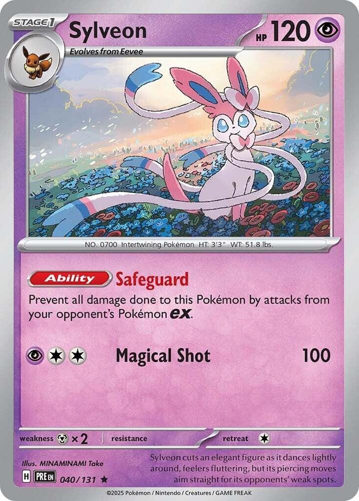 Sylveon (040/131) [Scarlet & Violet: Prismatic Evolutions] | Black Swamp Games