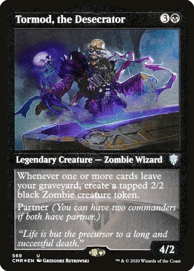 Tormod, the Desecrator (Etched) [Commander Legends] | Black Swamp Games