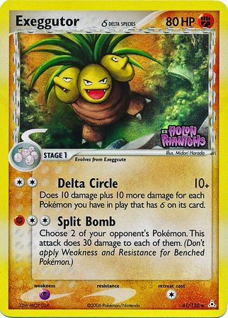 Exeggutor (41/110) (Delta Species) (Stamped) [EX: Holon Phantoms] | Black Swamp Games