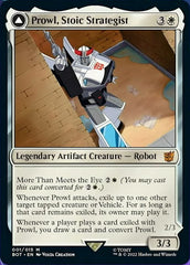 Prowl, Stoic Strategist // Prowl, Pursuit Vehicle [Transformers] | Black Swamp Games