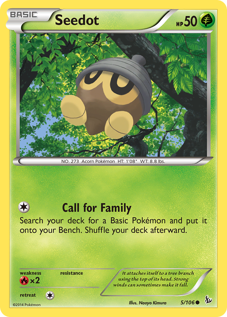 Seedot (5/106) [XY: Flashfire] | Black Swamp Games
