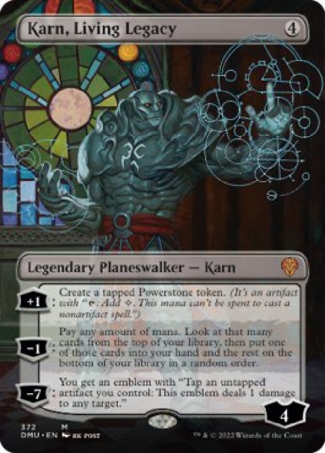 Karn, Living Legacy (Borderless) [Dominaria United] | Black Swamp Games