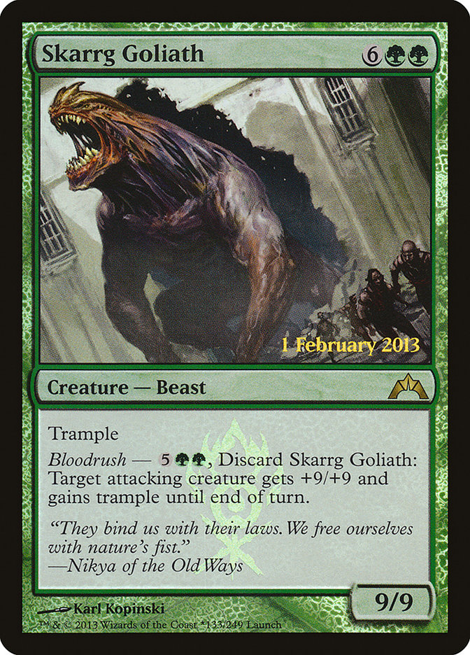 Skarrg Goliath (Launch) [Gatecrash Prerelease Promos] | Black Swamp Games