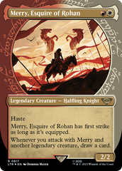 Merry, Esquire of Rohan (Showcase) (Surge Foil) [The Lord of the Rings: Tales of Middle-Earth] | Black Swamp Games