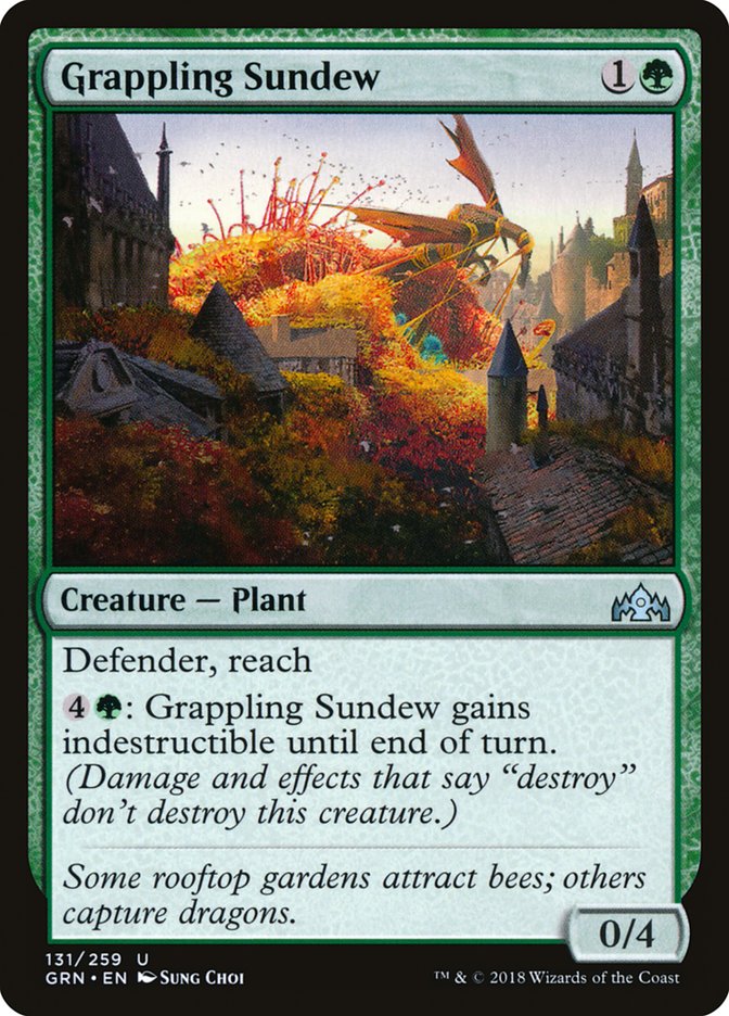 Grappling Sundew [Guilds of Ravnica] | Black Swamp Games