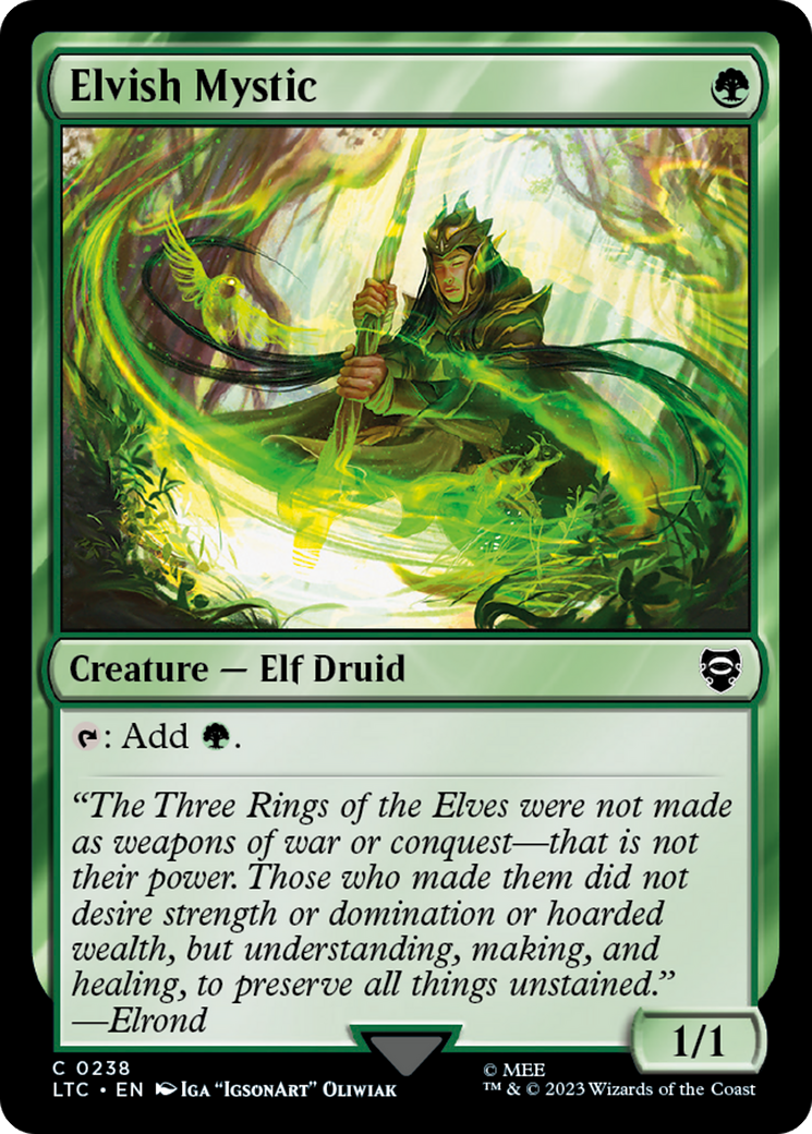 Elvish Mystic [The Lord of the Rings: Tales of Middle-Earth Commander] | Black Swamp Games