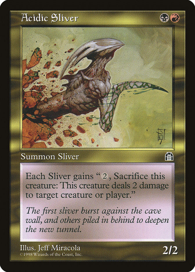 Acidic Sliver [Stronghold] | Black Swamp Games