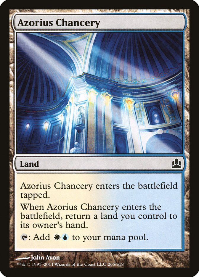 Azorius Chancery [Commander 2011] | Black Swamp Games