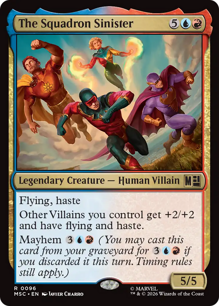 The Squadron Sinister (Surge Foil) [Marvel Super Heroes Commander] | Black Swamp Games