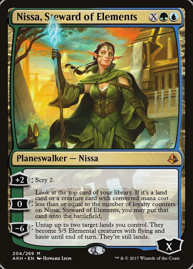 Nissa, Steward of Elements [Amonkhet] | Black Swamp Games
