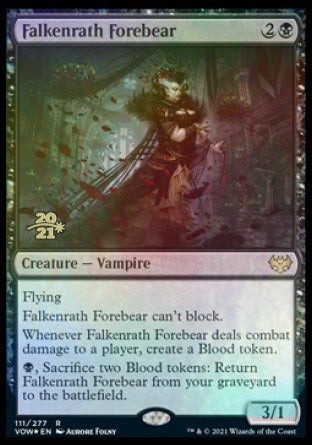 Falkenrath Forebear [Innistrad: Crimson Vow Prerelease Promos] | Black Swamp Games