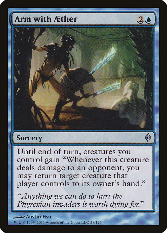 Arm with Aether [New Phyrexia] | Black Swamp Games