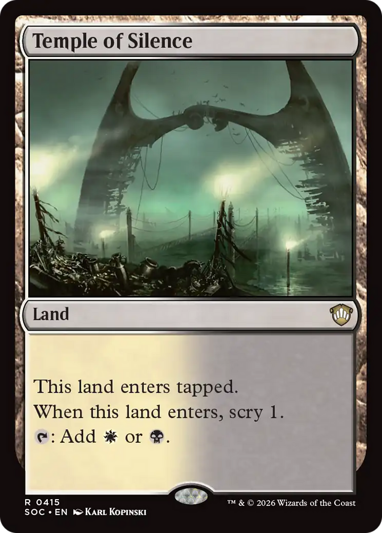 Temple of Silence [Secrets of Strixhaven Commander] | Black Swamp Games
