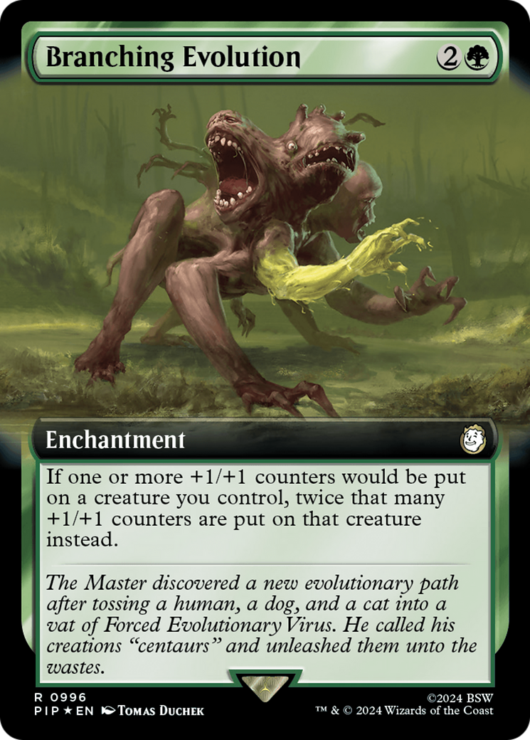 Branching Evolution (Extended Art) (Surge Foil) [Fallout] | Black Swamp Games