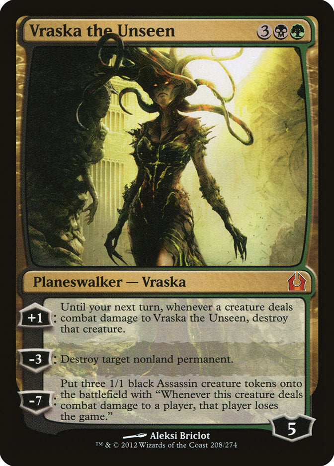 Vraska the Unseen [Return to Ravnica] | Black Swamp Games