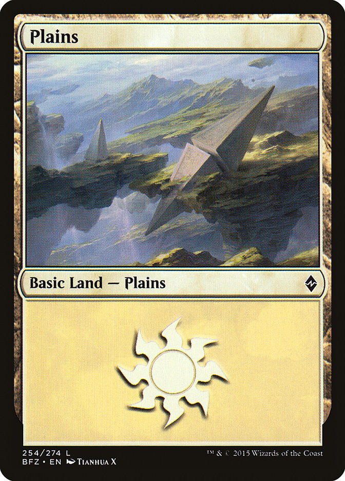 Plains (254) [Battle for Zendikar] | Black Swamp Games