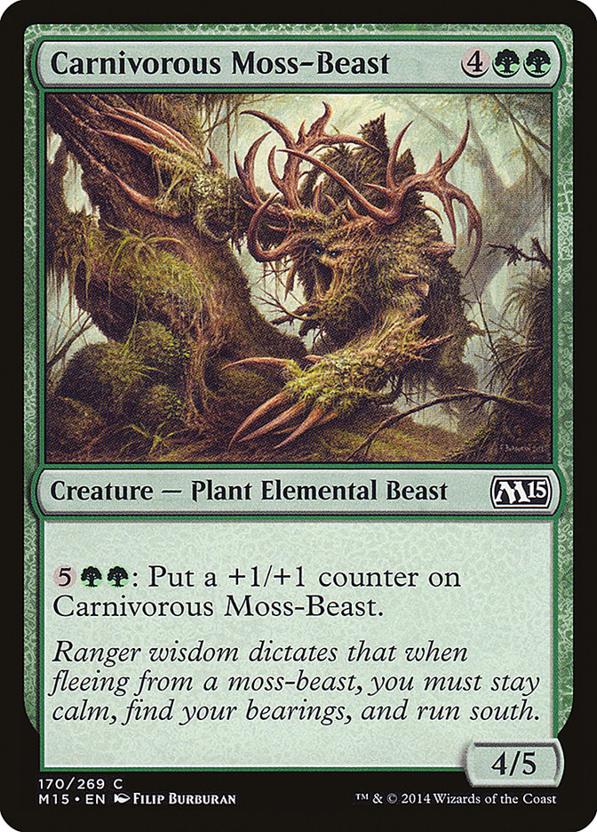 Carnivorous Moss-Beast [Magic 2015] | Black Swamp Games