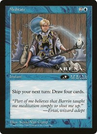 Meditate (Oversized) [Oversize Cards] | Black Swamp Games