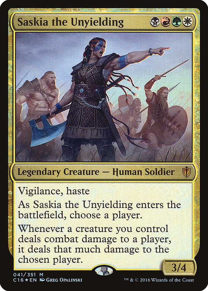 Saskia the Unyielding [Commander 2016] | Black Swamp Games