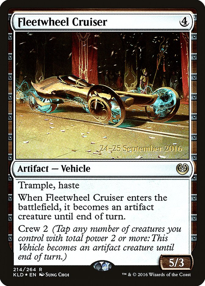 Fleetwheel Cruiser [Kaladesh Prerelease Promos] | Black Swamp Games