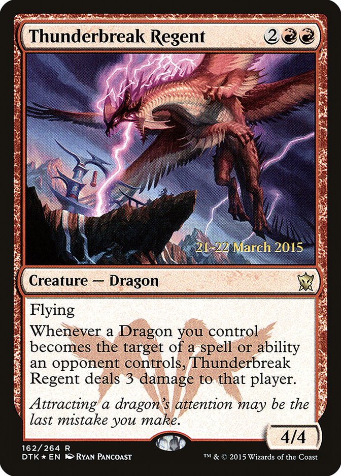 Thunderbreak Regent [Dragons of Tarkir Prerelease Promos] | Black Swamp Games