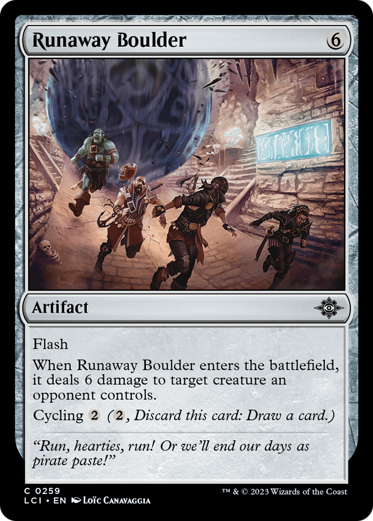 Runaway Boulder [The Lost Caverns of Ixalan] | Black Swamp Games