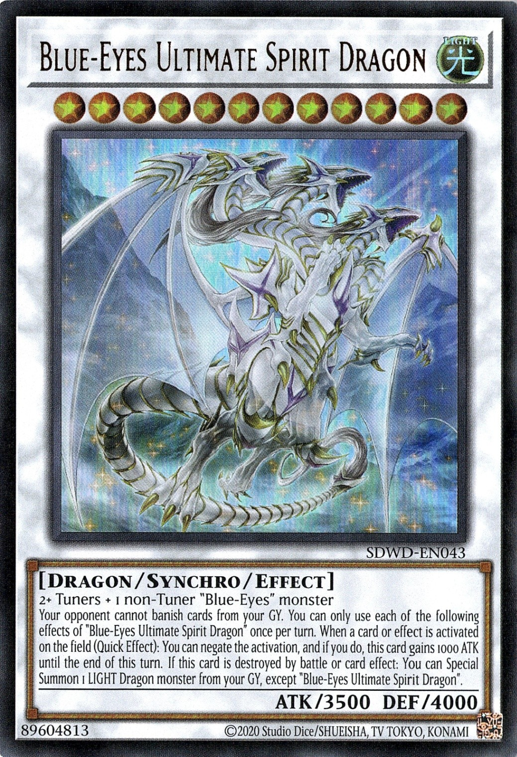 Blue-Eyes Ultimate Spirit Dragon (Unlimited) [SDWD-EN043] Ultra Rare | Black Swamp Games