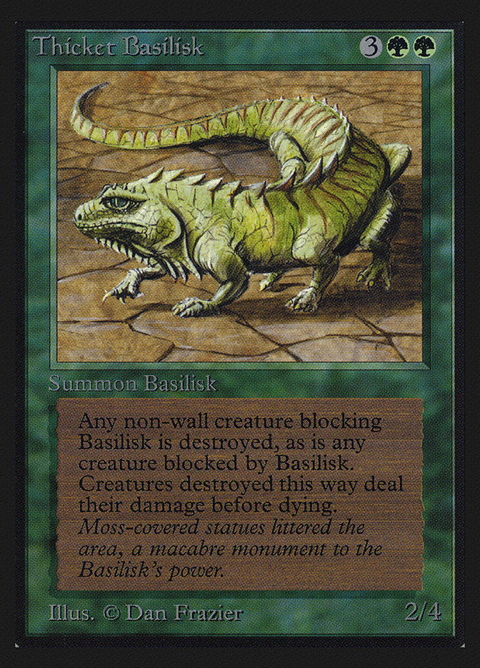 Thicket Basilisk [International Collectors' Edition] | Black Swamp Games