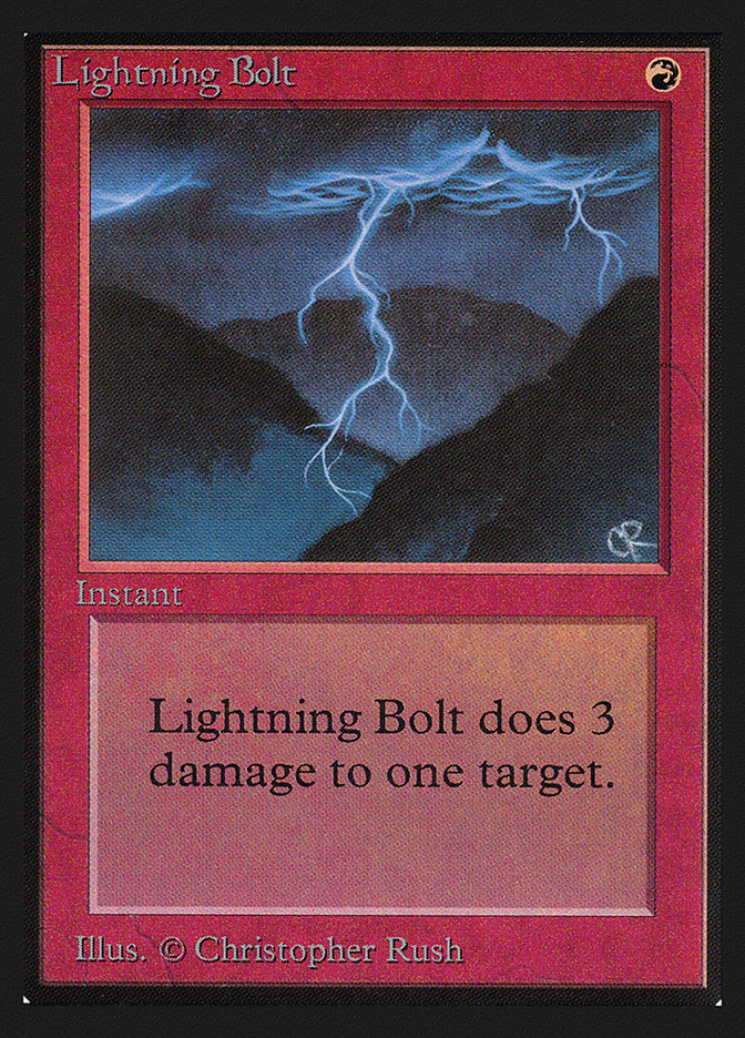 Lightning Bolt [International Collectors' Edition] | Black Swamp Games