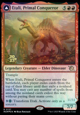 Etali, Primal Conqueror // Etali, Primal Sickness [March of the Machine Prerelease Promos] | Black Swamp Games