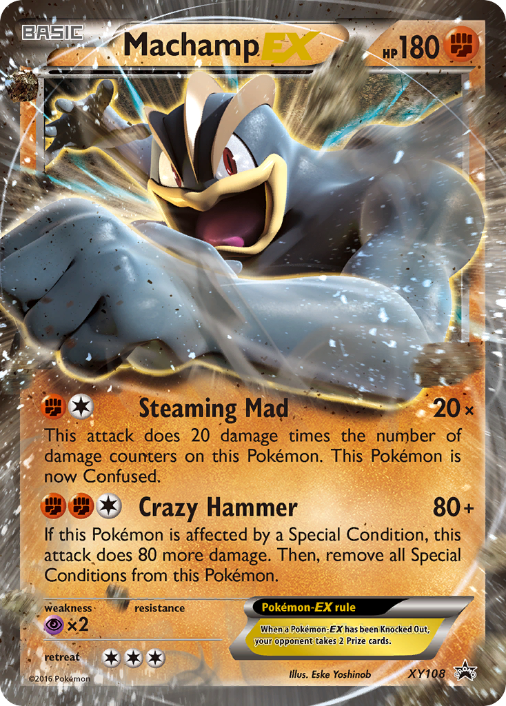 Machamp EX (XY108) [XY: Black Star Promos] | Black Swamp Games