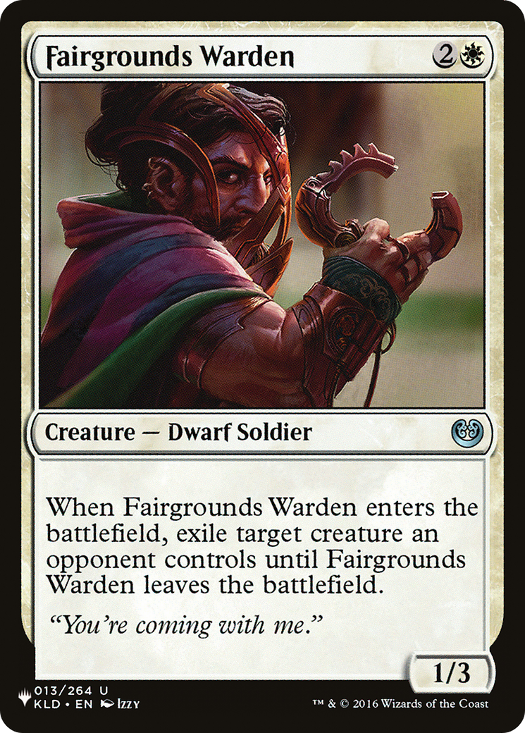 Fairgrounds Warden [The List Reprints] | Black Swamp Games