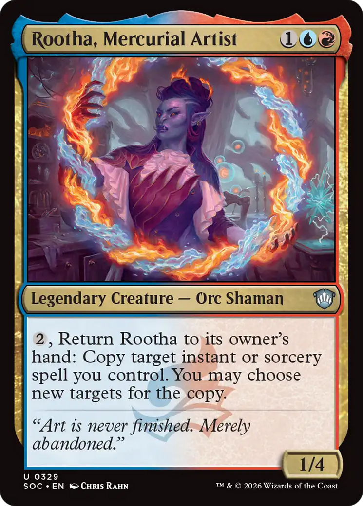 Rootha, Mercurial Artist [Secrets of Strixhaven Commander] | Black Swamp Games