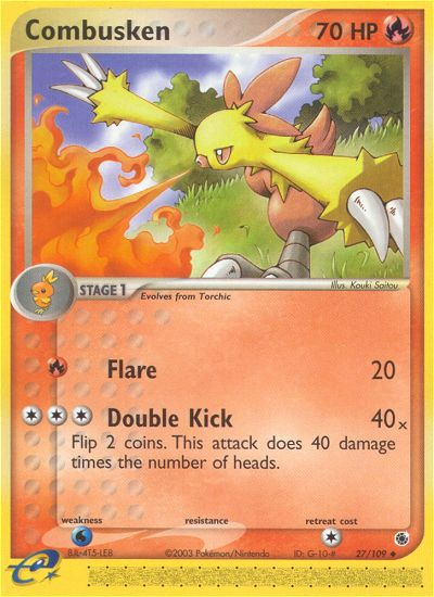 Combusken (27/109) [EX: Ruby & Sapphire] | Black Swamp Games