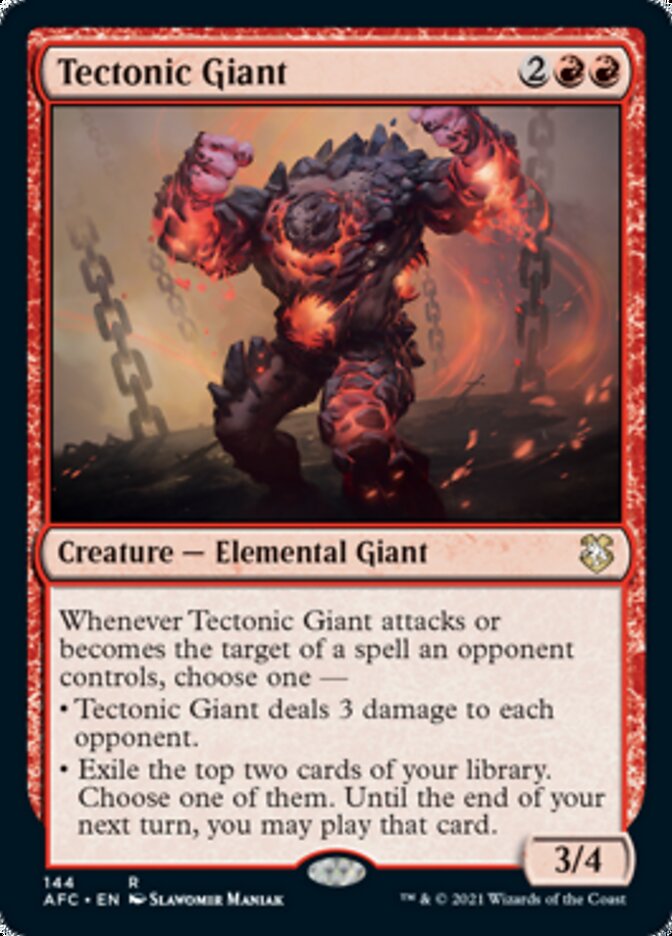 Tectonic Giant [Dungeons & Dragons: Adventures in the Forgotten Realms Commander] | Black Swamp Games