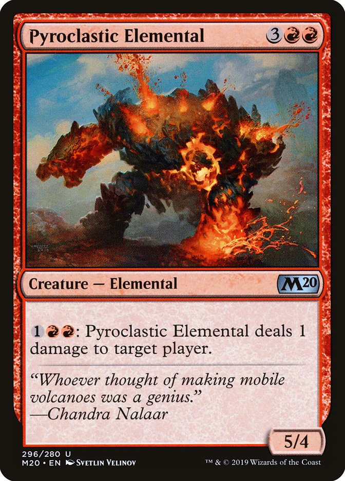 Pyroclastic Elemental [Core Set 2020] | Black Swamp Games
