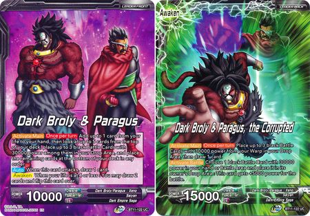 Dark Broly & Paragus // Dark Broly & Paragus, the Corrupted (BT11-122) [Vermilion Bloodline 2nd Edition] | Black Swamp Games