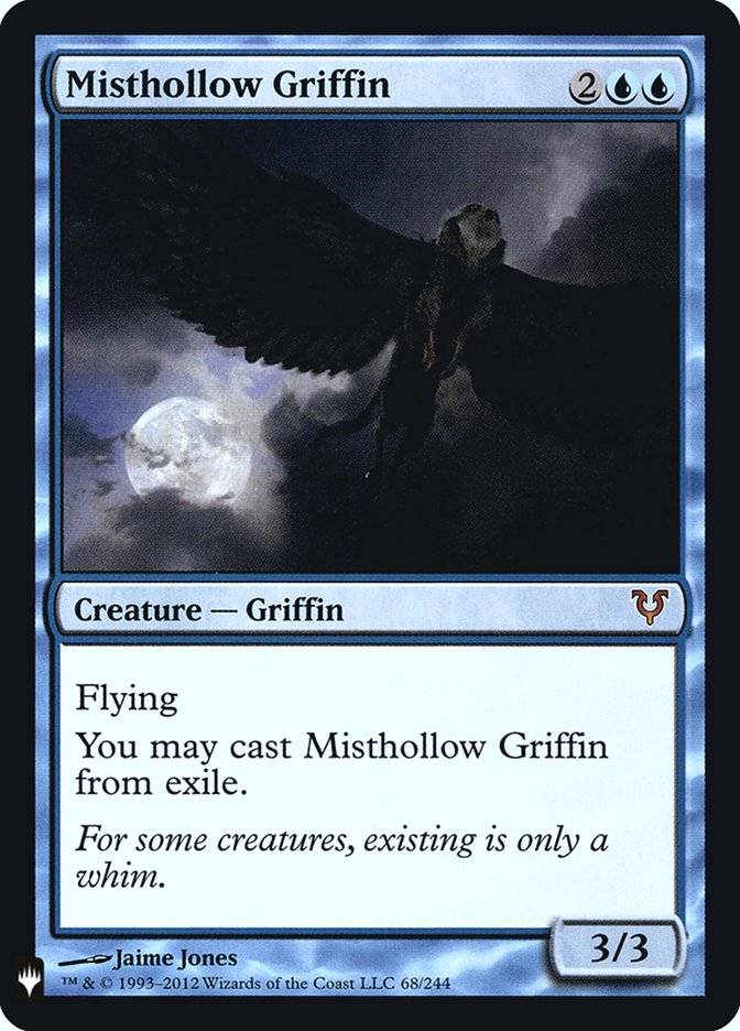 Misthollow Griffin [Mystery Booster] | Black Swamp Games