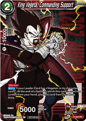 King Vegeta, Commanding Support (Gold Stamped) (P-355) [Tournament Promotion Cards] | Black Swamp Games