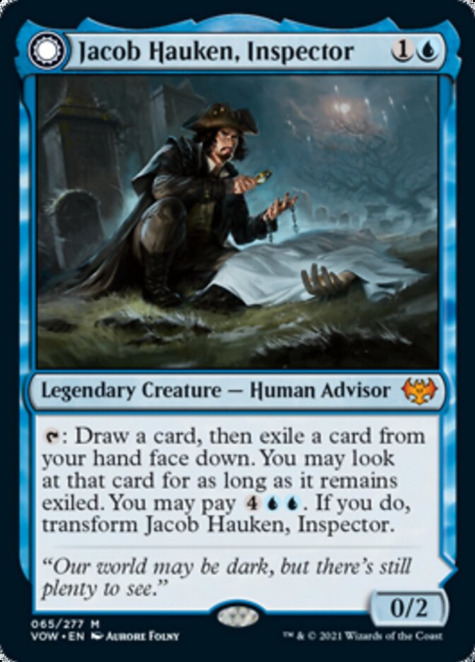 Jacob Hauken, Inspector // Hauken's Insight [Innistrad: Crimson Vow] | Black Swamp Games