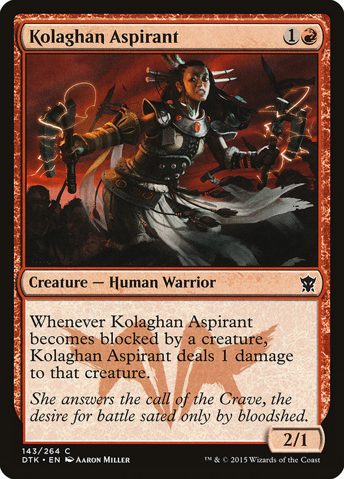 Kolaghan Aspirant [Dragons of Tarkir] | Black Swamp Games