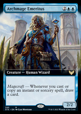 Archmage Emeritus (Extended Art) [Strixhaven: School of Mages] | Black Swamp Games