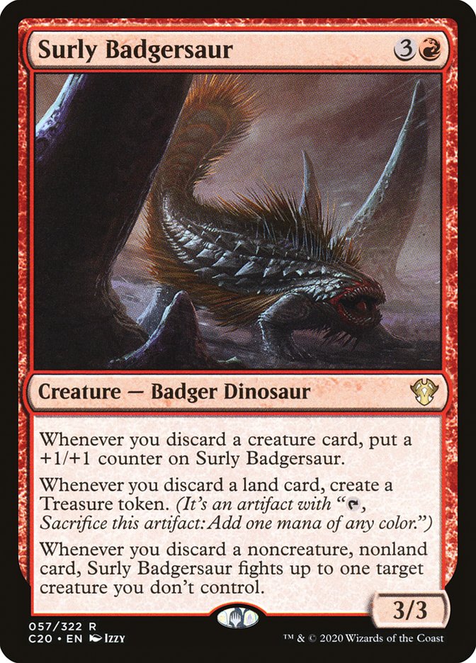 Surly Badgersaur [Commander 2020] | Black Swamp Games
