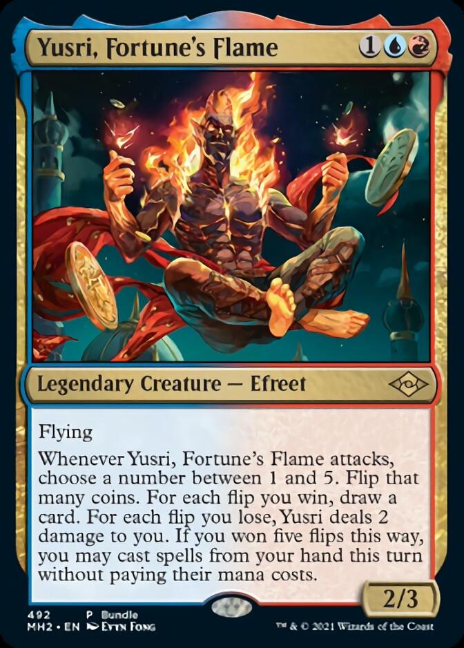 Yusri, Fortune's Flame (Bundle) [Modern Horizons 2] | Black Swamp Games