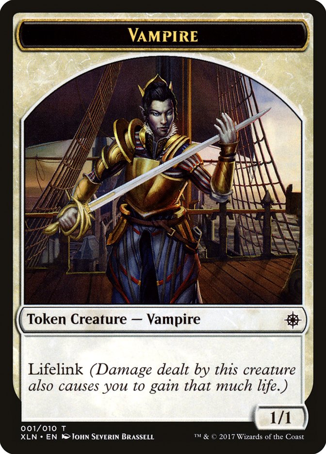 Vampire Token [Ixalan Tokens] | Black Swamp Games