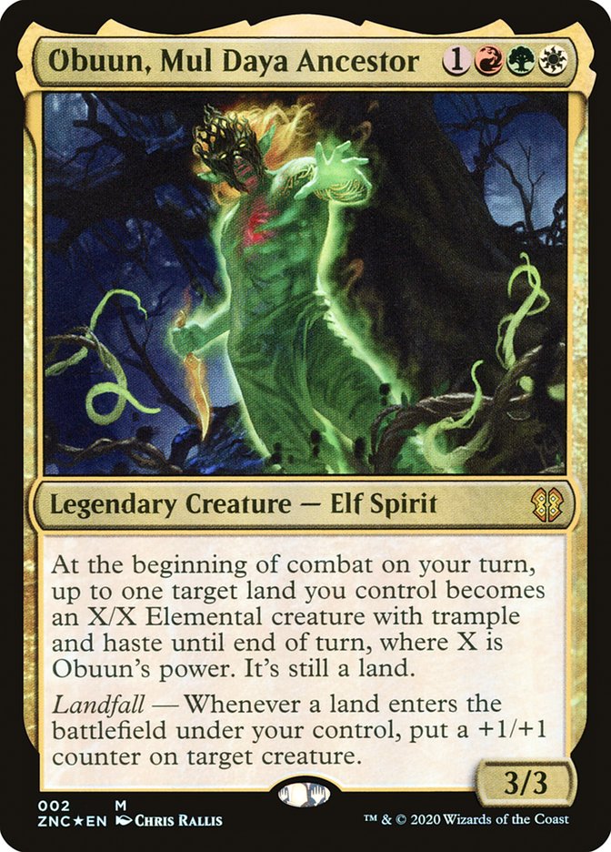 Obuun, Mul Daya Ancestor [Zendikar Rising Commander] | Black Swamp Games
