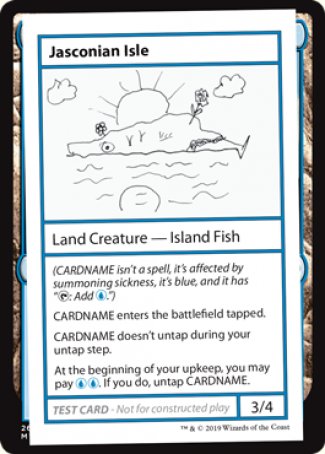 Jasconian Isle (2021 Edition) [Mystery Booster Playtest Cards] | Black Swamp Games