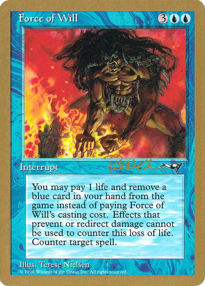 Force of Will (Paul McCabe) [World Championship Decks 1997] | Black Swamp Games