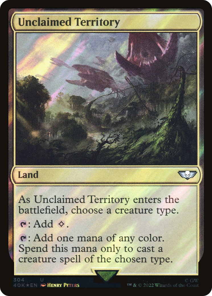 Unclaimed Territory (Surge Foil) [Marvel Super Heroes Commander] | Black Swamp Games